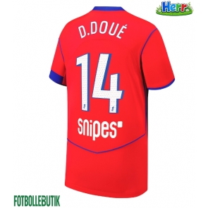 Paris Saint-Germain Desire Doue #14 Tredje Tröja 2025-26 Kortärmad